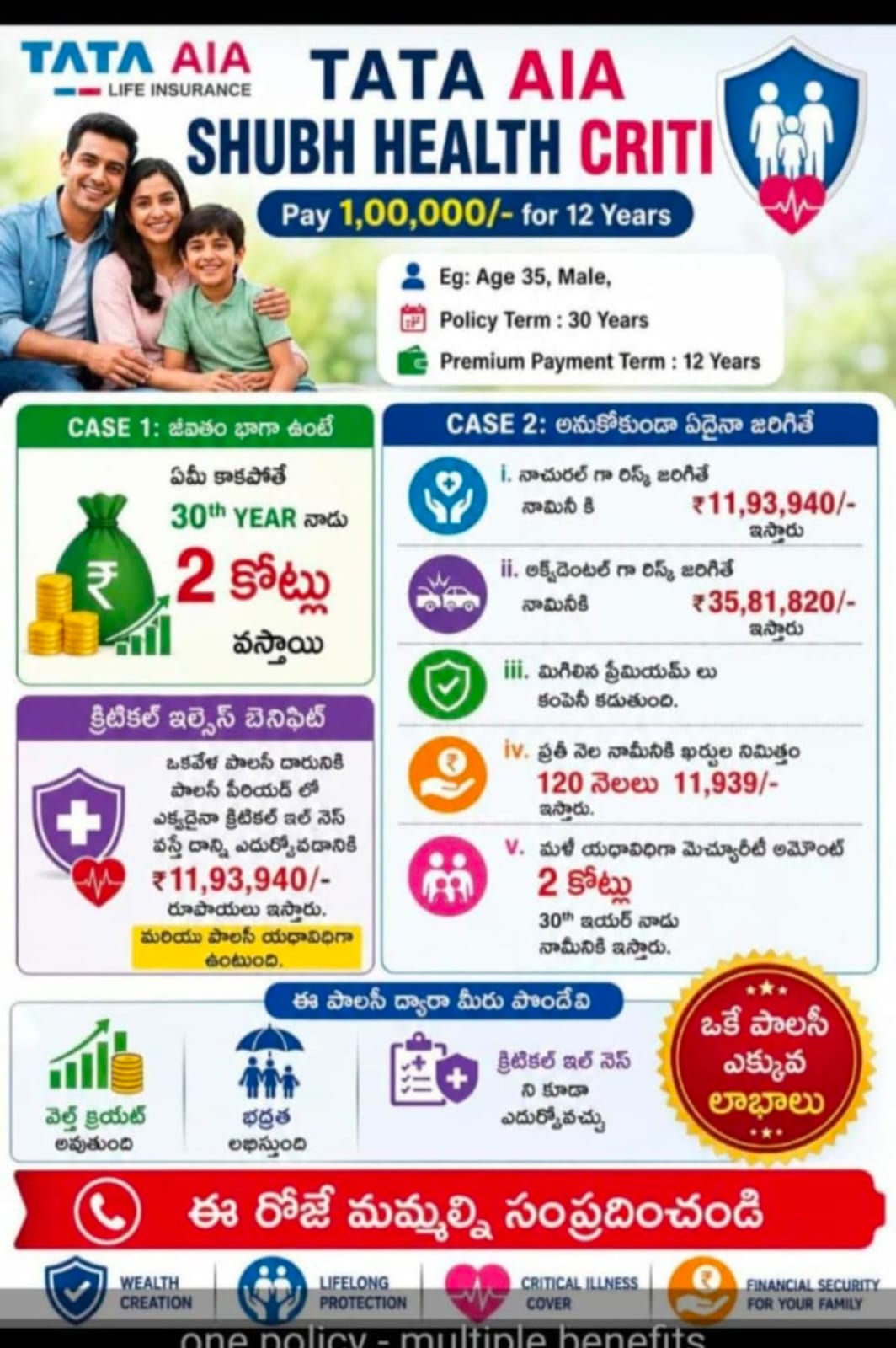 TATA AIA Shubh Health Criti